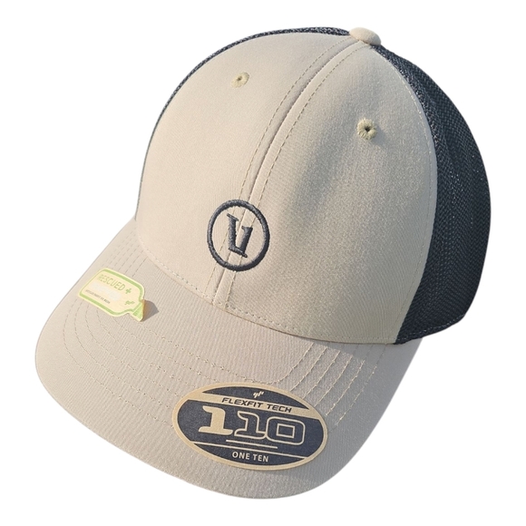 Vuori Other - Vuori Flexfit Tech 110 Beige and Black Cap